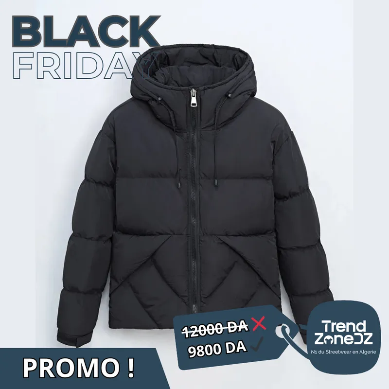 FRILIVIN - Doudoune matelassée noire