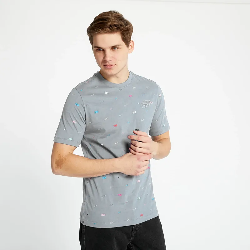 T-Shirt NK Full Logo : Grey